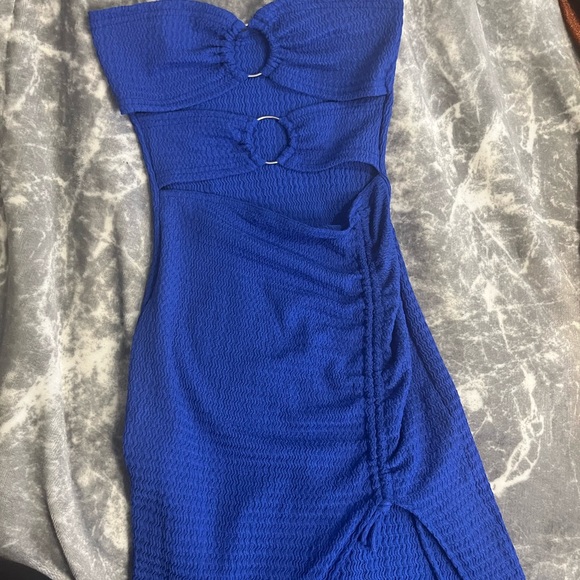 summer dress with slit - Picture 2 of 3